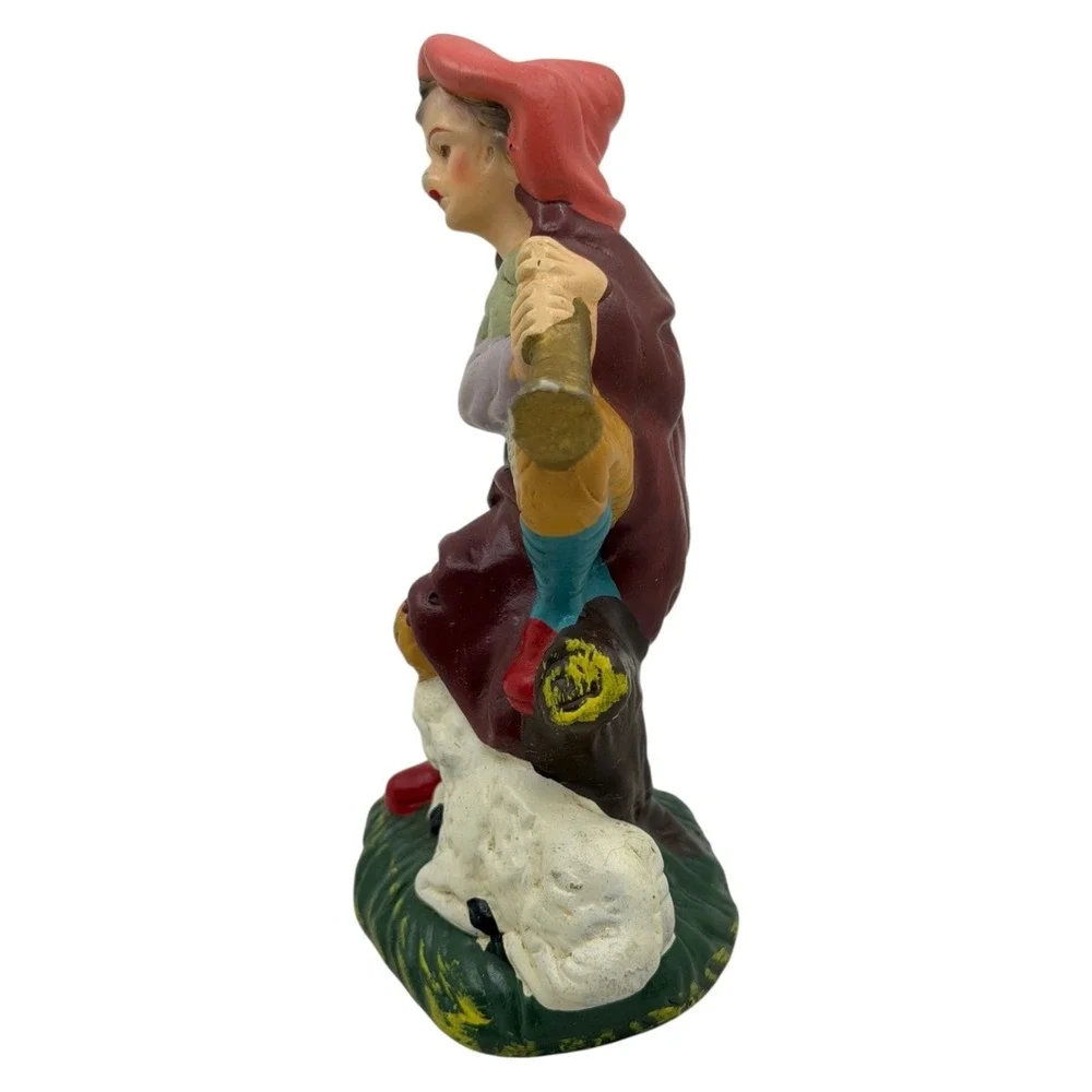 Handpainted Japan Nativity Shepherd‎ Figurine Christmas Vintage Holiday Decor